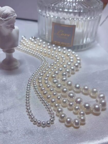 Pearls are a must - have item. Classics never go out of style.